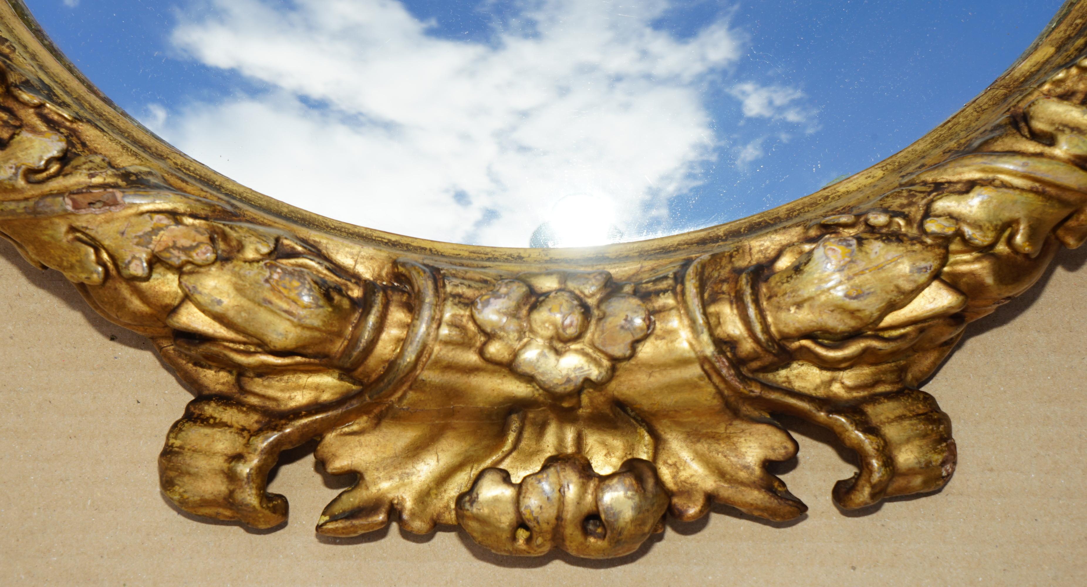 Apogée victorien MIRROR ANTiQUE STUNNING CIRCA 1860-1880, sculpté à la main et orné d'un ornement enORNATE en vente