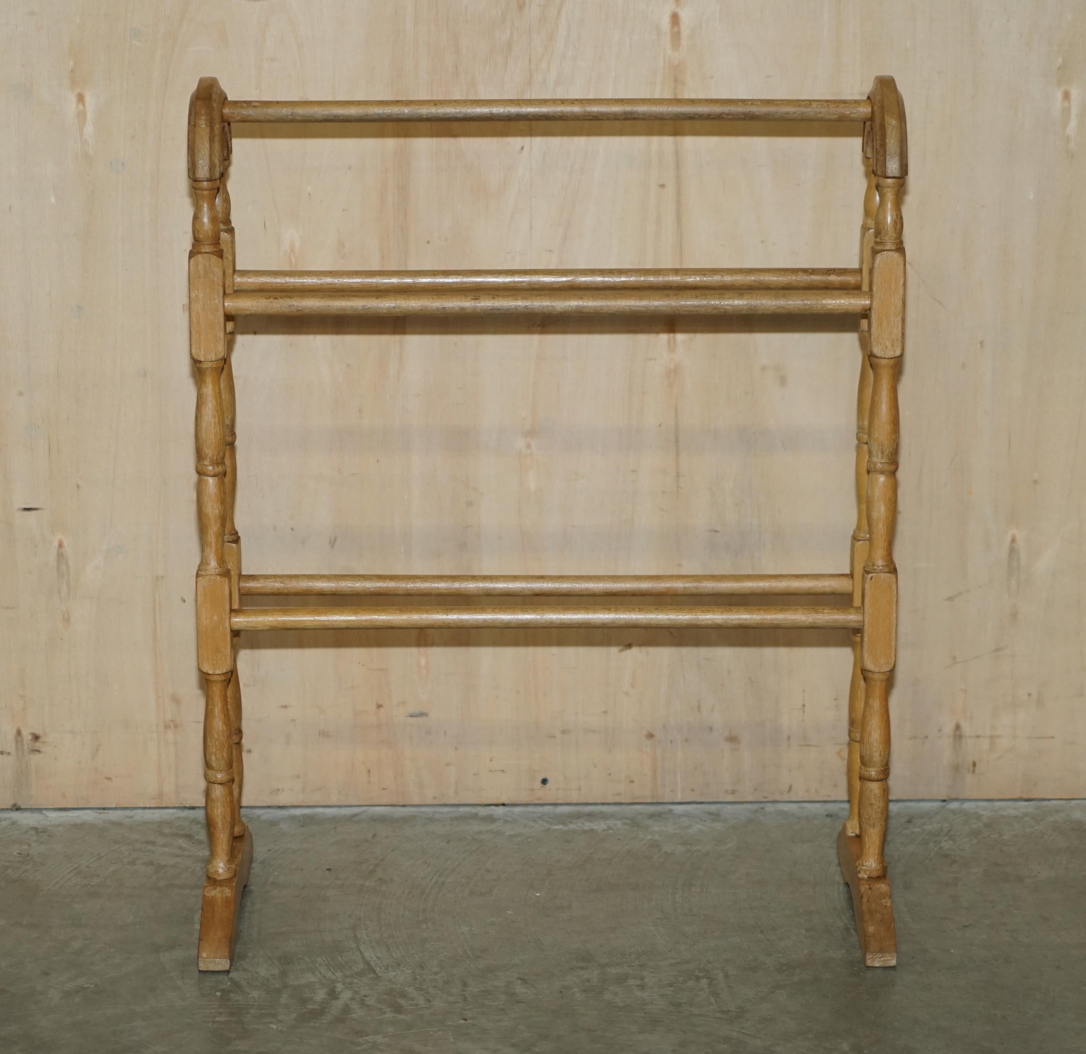 We are delighted to offer for sale this stunning antique circa 1900 solid pine bathroom towel rail with nicely antiqued finish

Please note the delivery fee listed is just a guide, it covers within the M25 only for the UK and local Europe only for