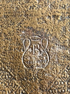 STUNNING ANTIQUE CiRCA 1910 FRANZ BERGMAN COLD PAINTED BRONZE CARPET SELLER LAMP