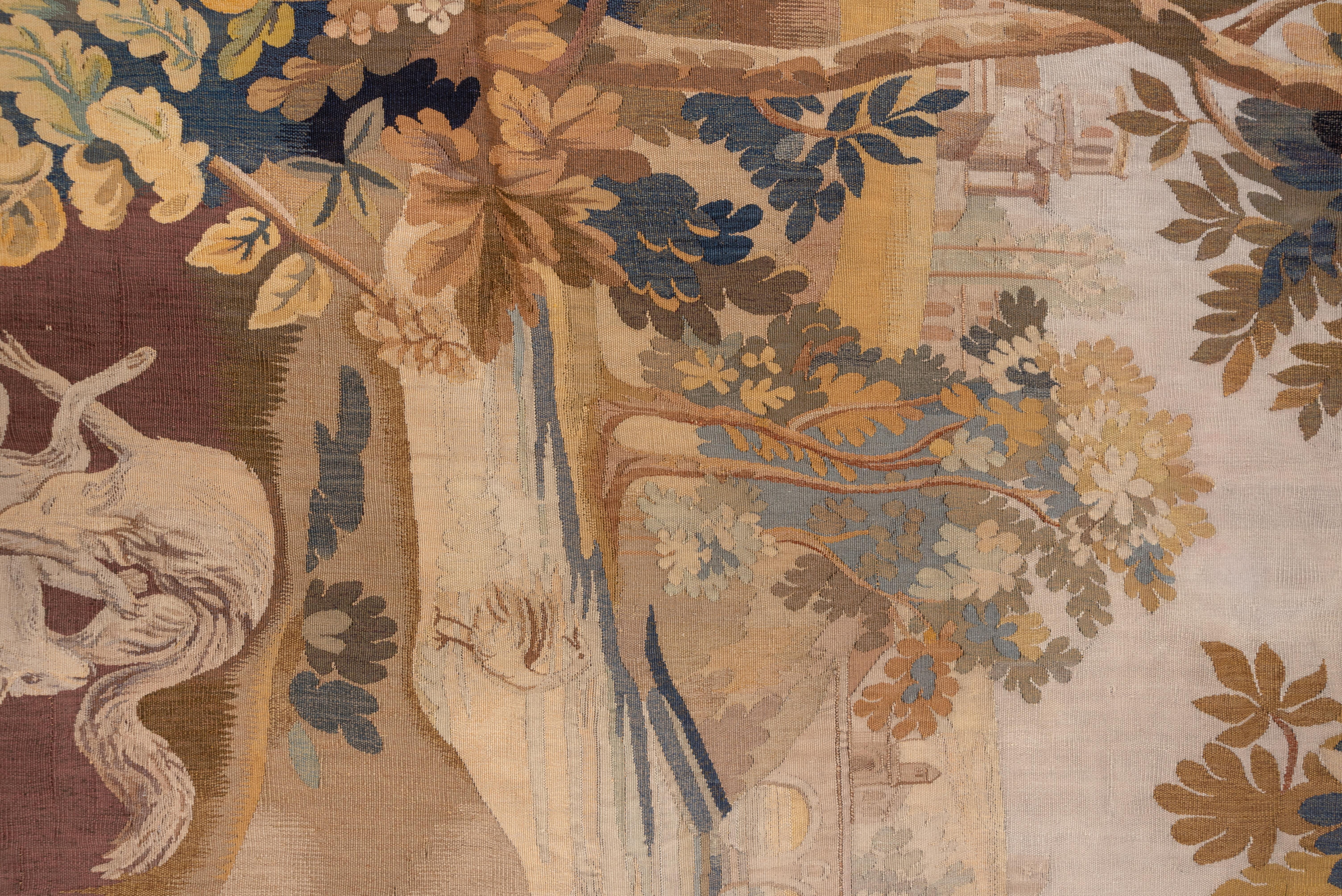 French Provincial Stunning Antique French Tapestry, circa 1880s