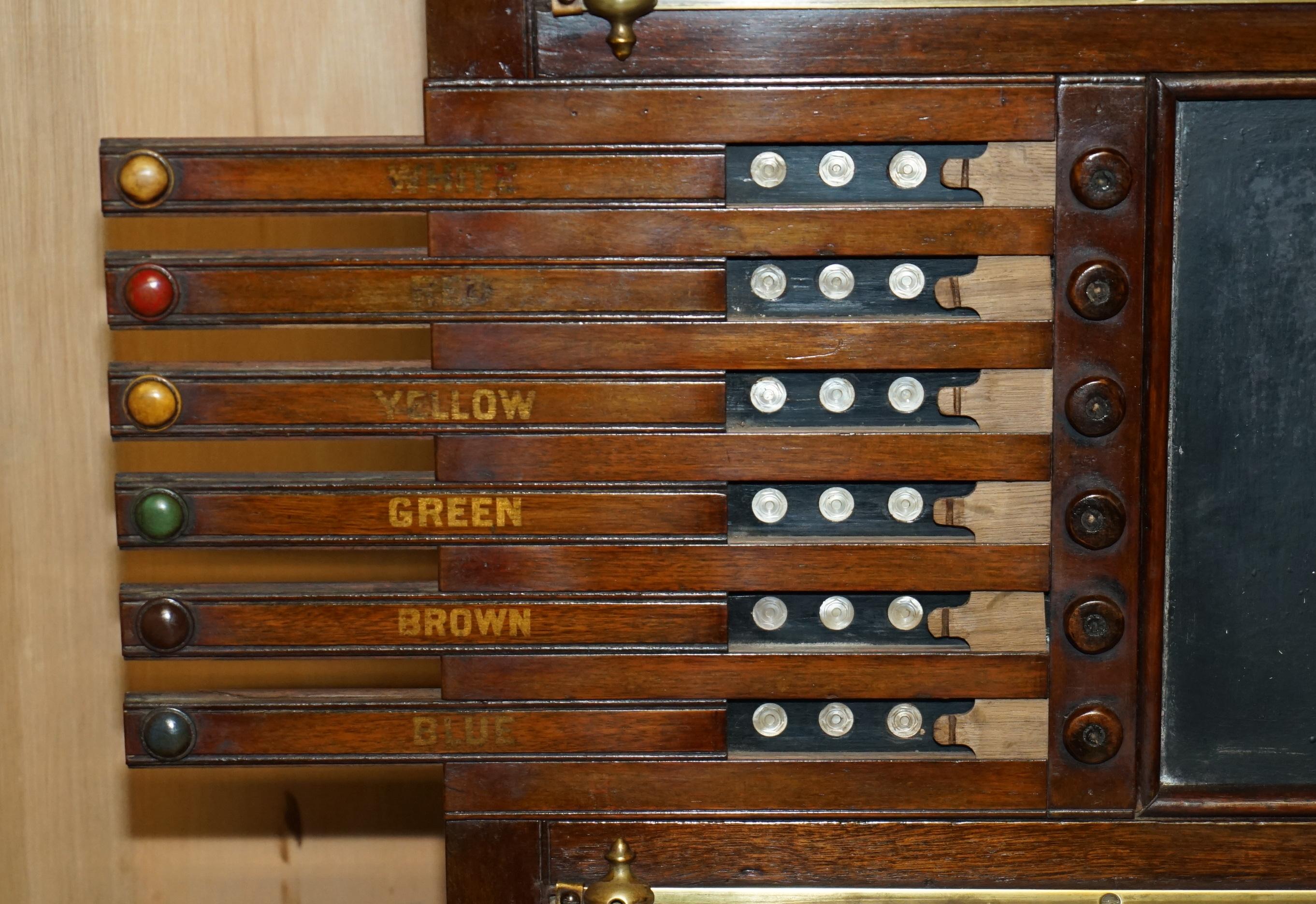 impresionante tablero antiguo completamente restaurado de thos padmore & sons est 1830 en venta 4