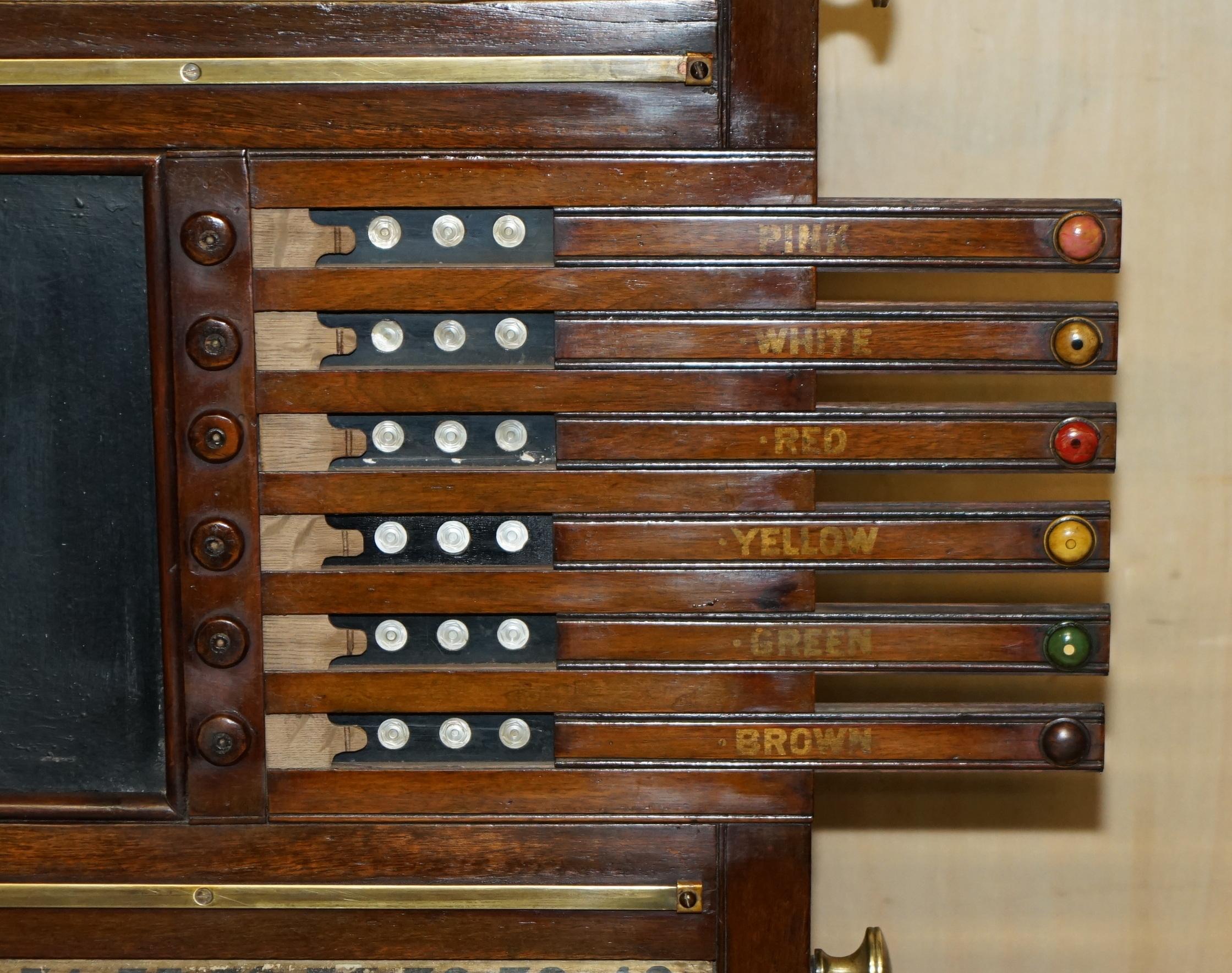 impresionante tablero antiguo completamente restaurado de thos padmore & sons est 1830 en venta 6