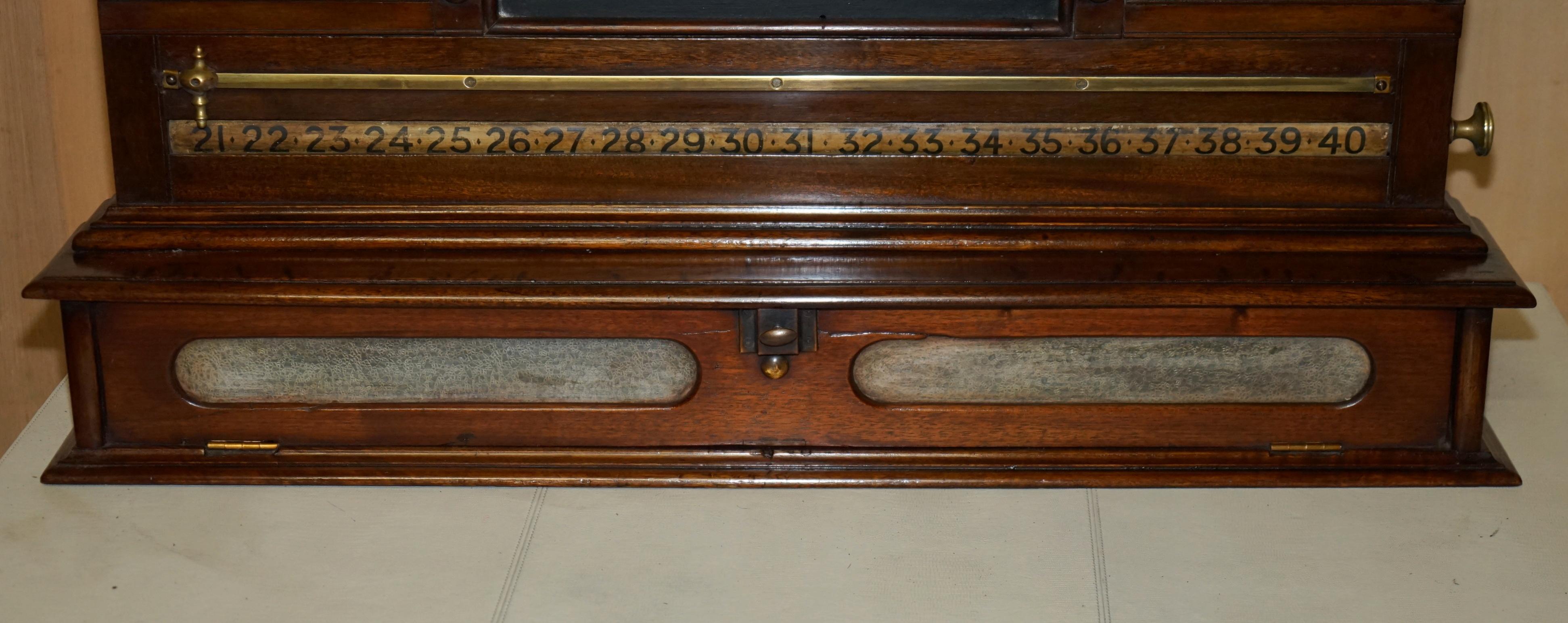 impresionante tablero antiguo completamente restaurado de thos padmore & sons est 1830 siglo XIX en venta