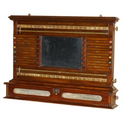 STUNNiNg ANTIQUE FULLY RESTORED THOS PADMORE & SONS EST 1830 SNOOKER SCOREBOARD