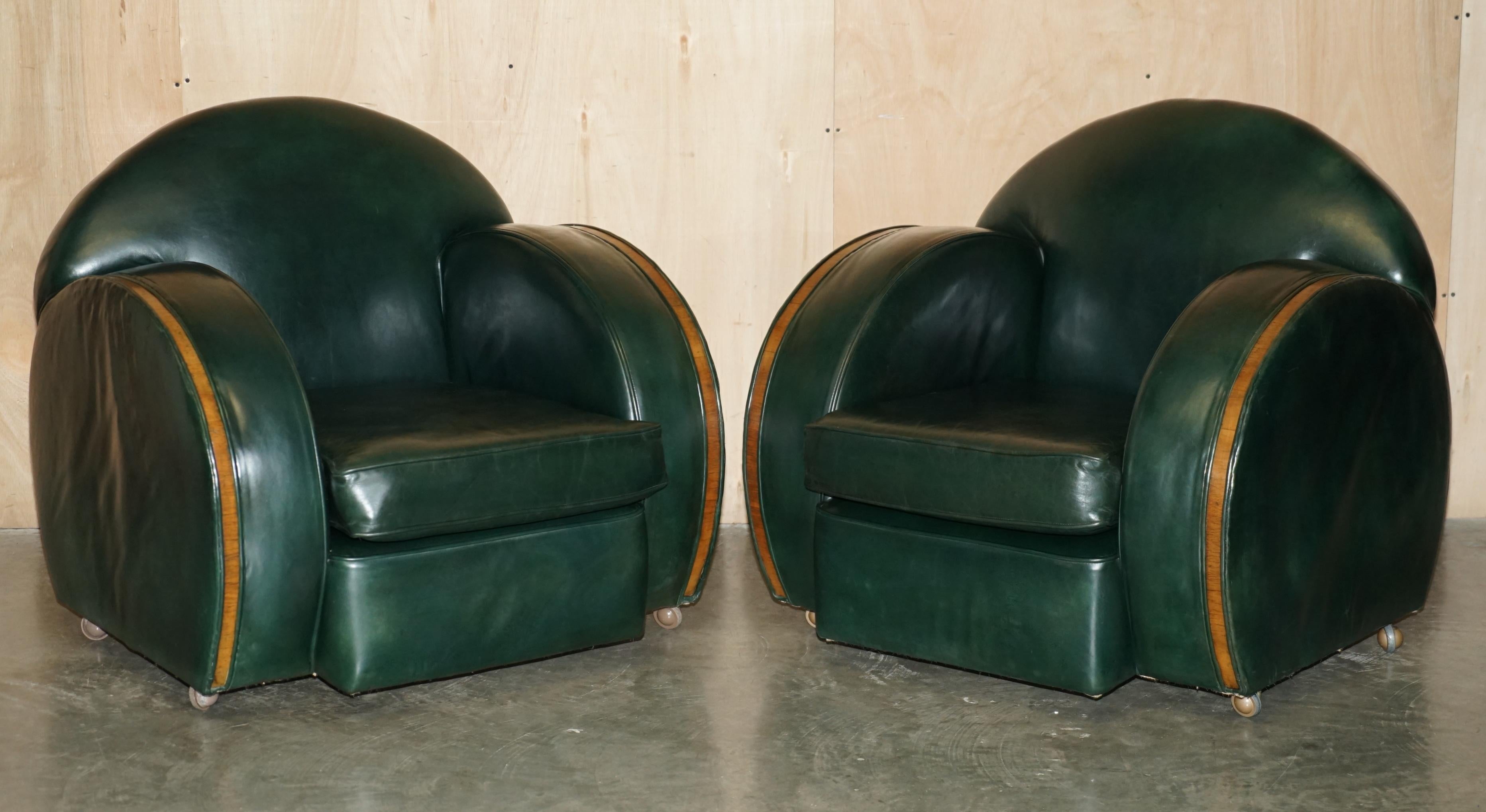 Royal House Antiques

Royal House Antiques is delighted to offer for sale this stunning Art Deco green leather and Walnut three piece suite 

Please note the delivery fee listed is just a guide, it covers within the M25 only for the UK and local