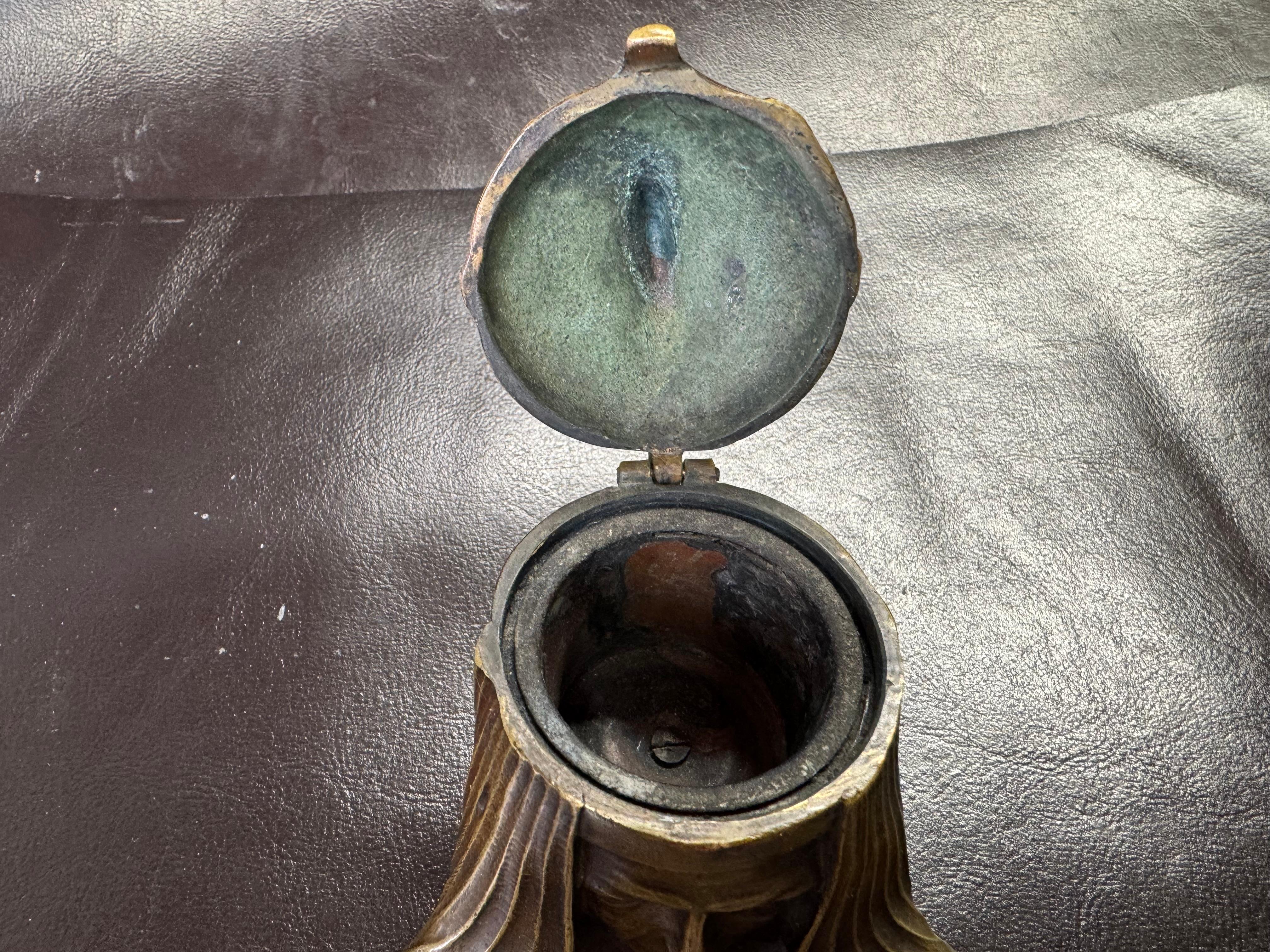 Superbe Stand d'encrier ancien - Style Jugend / Art Nouveau du début du 20e siècle en vente 3