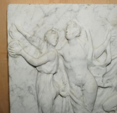 STUNNING MARBRE ANTiQUE APRÈS ALCIBIADES AVEC LES COURTESANS - INFLUENCE ROMAINE