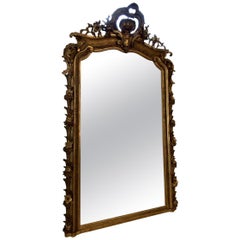 Stunning Used Ornate Gilt Mirror, 1870s, France