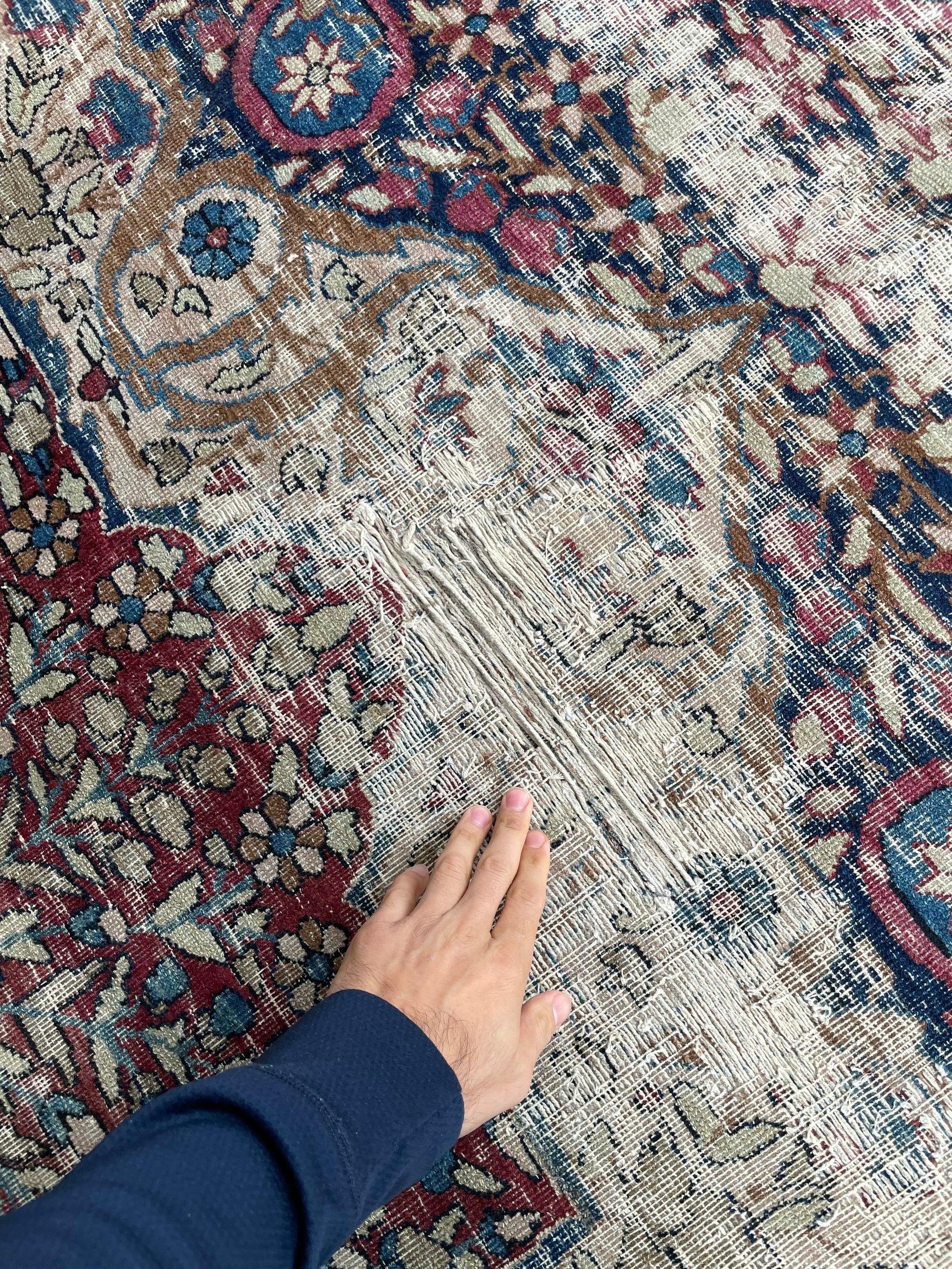 Superbe tapis persan ancien Kermanshah-Lavar de couleur unique, datant d'environ 1920 en vente 14
