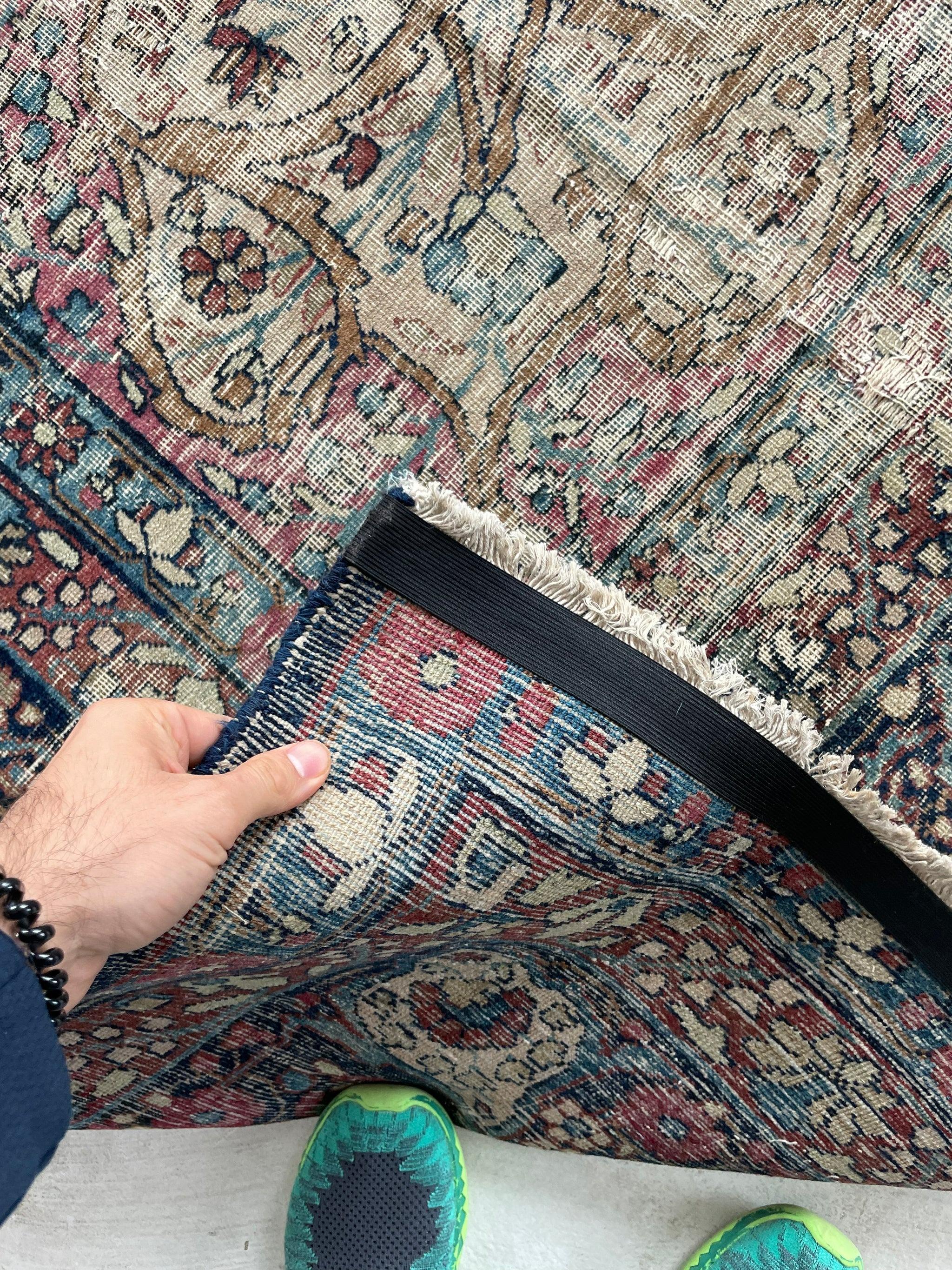 Superbe tapis persan ancien Kermanshah-Lavar de couleur unique, datant d'environ 1920 en vente 2