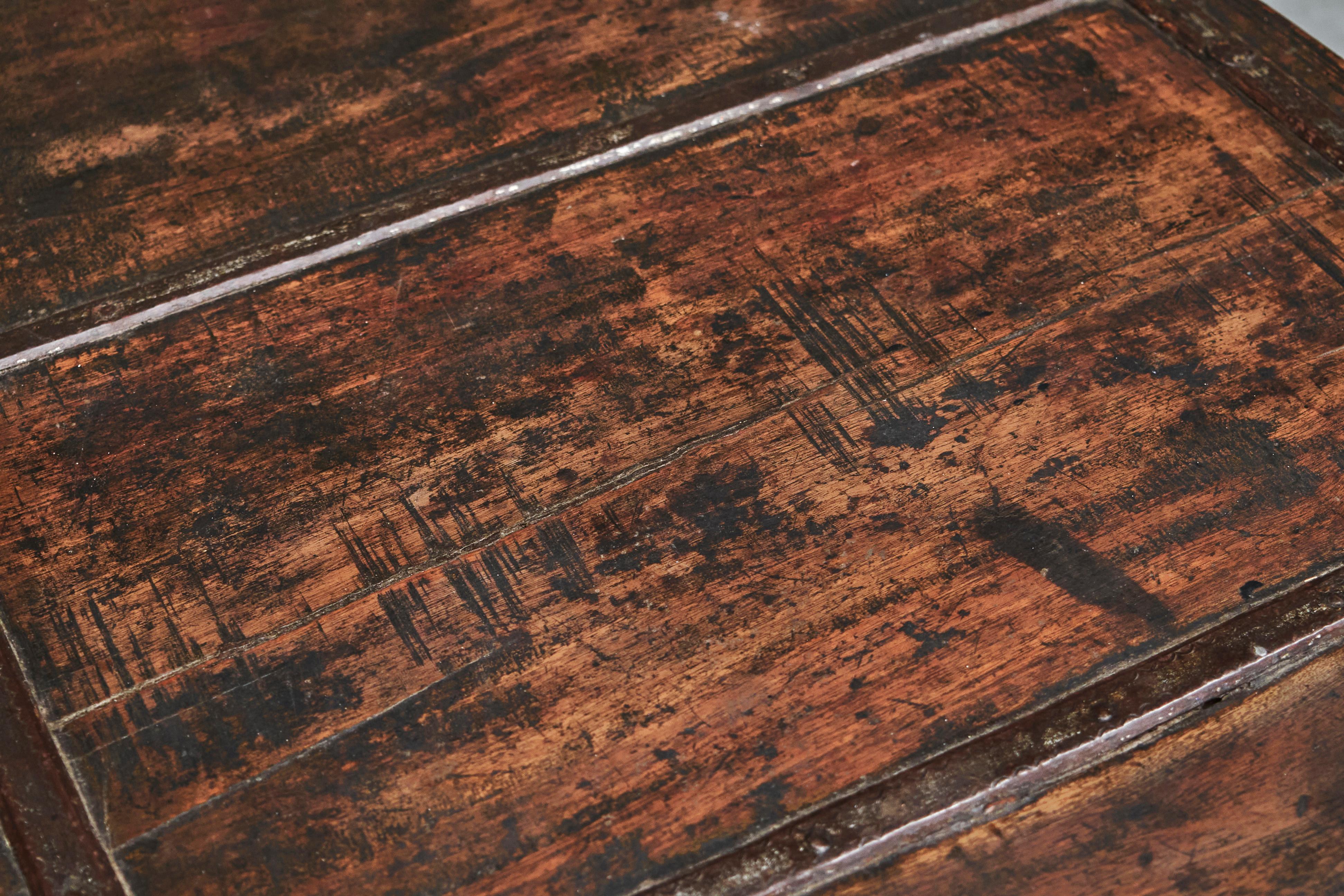 Superbe table de salle à manger ancienne à porte de cour Rajasthan 19ème siècle en vente 2