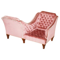 STUNNING ANTiQUE REGENCY CHESTERFIELD TUFTED „TETE A TETE“ CONVERSATION SOFA