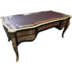 Stunning Antique Rococo Table/Desk, Vintage, Inlaid, Bronze, Rare