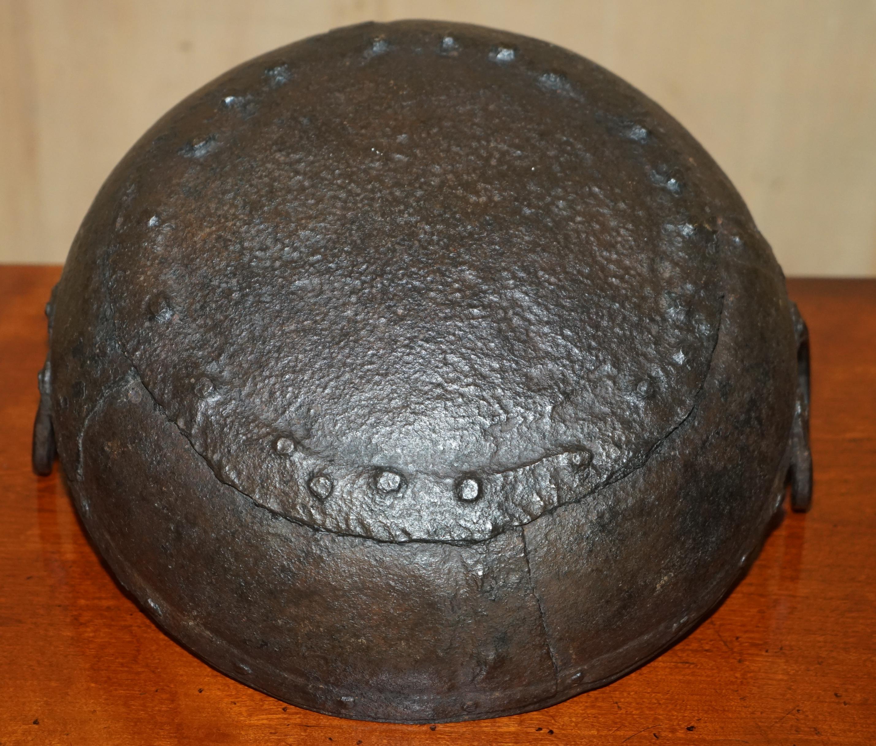 STUNNING ANTIQUE SUPER DECORATIVE HAND HAMMERED BOWL IDEAL FÜR FRÜCHTE ODER BBQ im Angebot 3