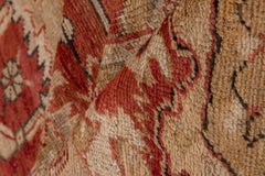 Stunning Antique Turkish Oushak Mansion Carpet, Rust Field, Pale Green Borders