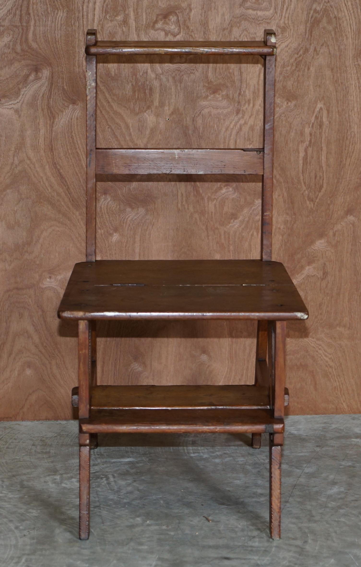 oak library chair