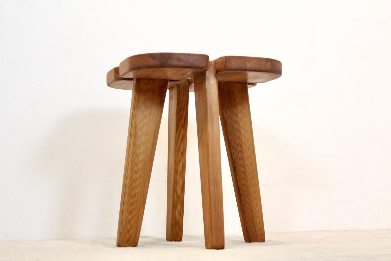 Finnish Stunning ‘Apila’ Stool designed by Rauni Peippo and manufactured by Stockmann Or For Sale