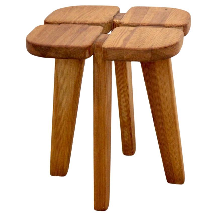 Stunning ‘Apila’ Stool designed by Rauni Peippo and manufactured by Stockmann Or For Sale