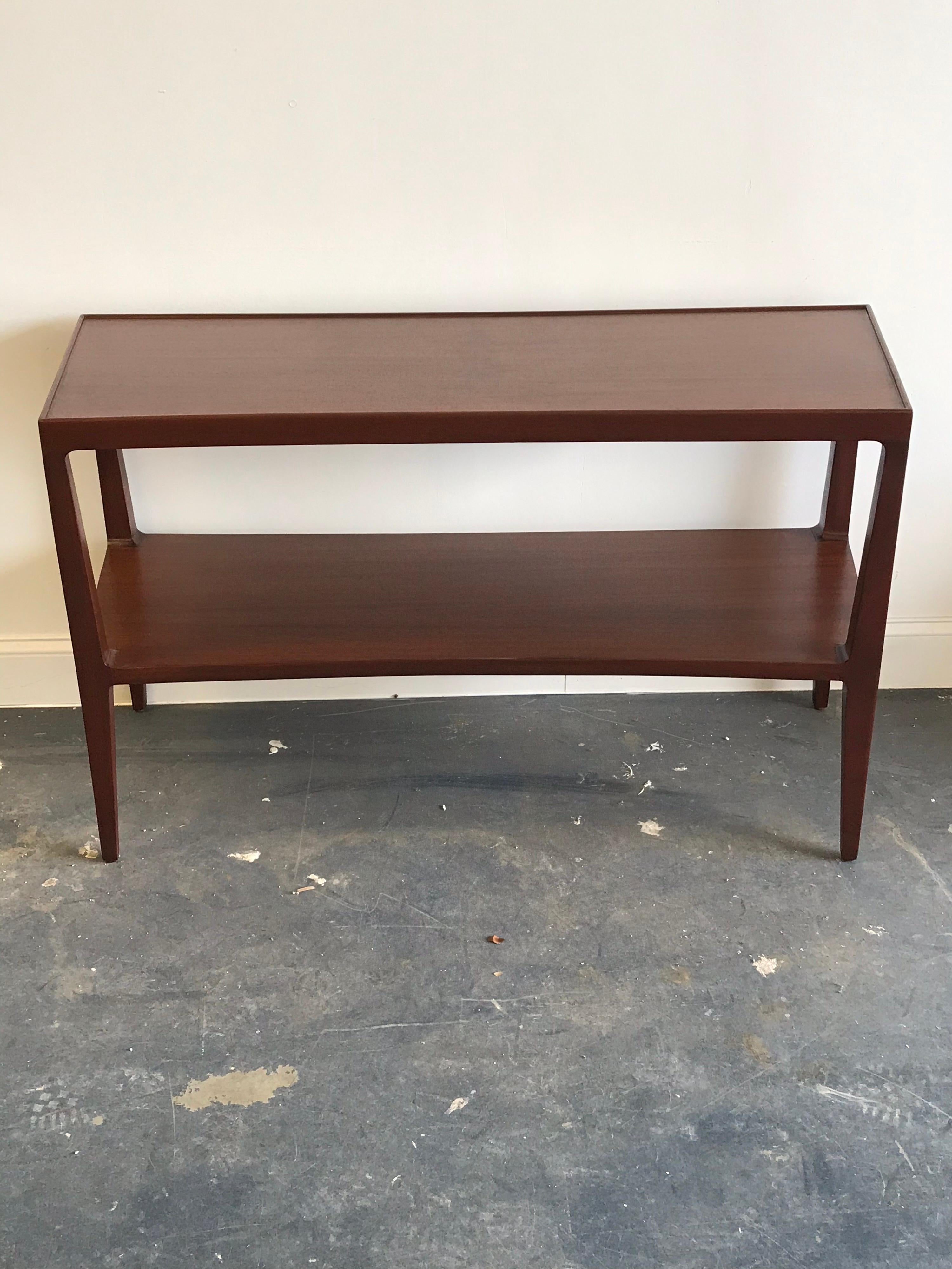 Mid-Century Modern Stunning Architectural Console Table by Edward Wormley for Dunbar