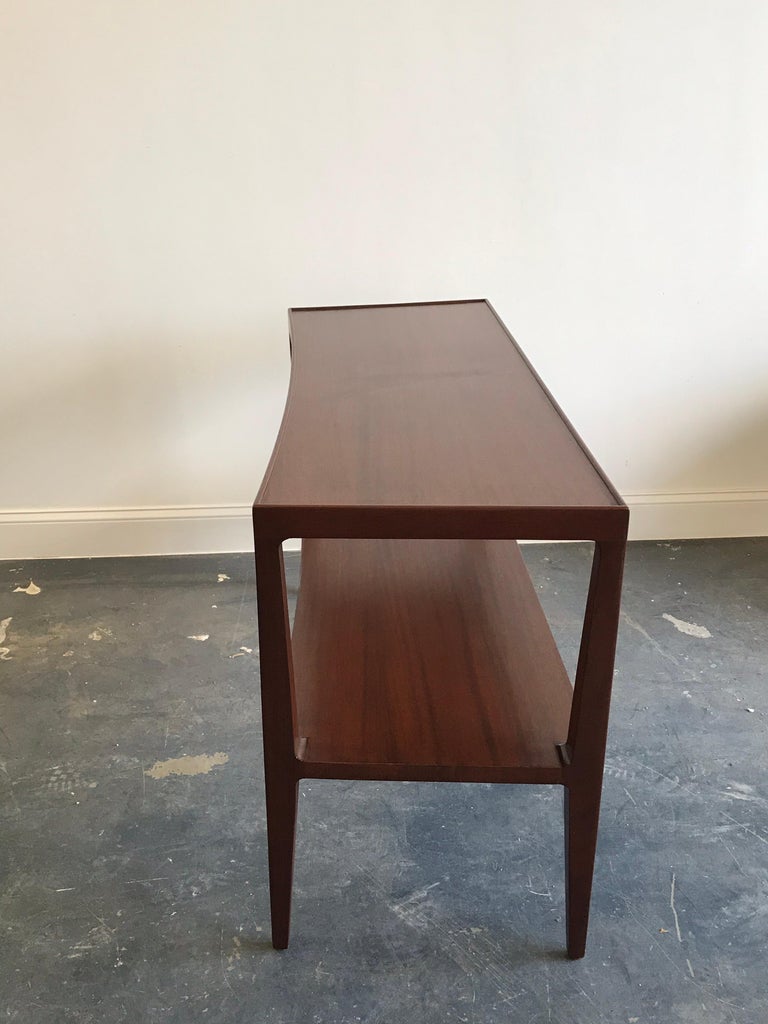 Stunning Architectural Console Table by Edward Wormley for Dunbar For