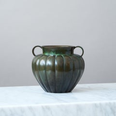 Stupendo vaso in bronzo Art Deco di GAB Guldsmedsaktiebolaget, Svezia, anni '30