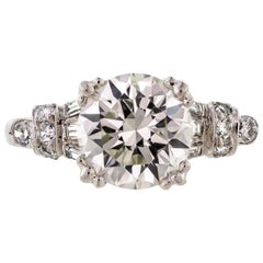 Stunning Art Deco Diamond and Platinum Engagement Ring