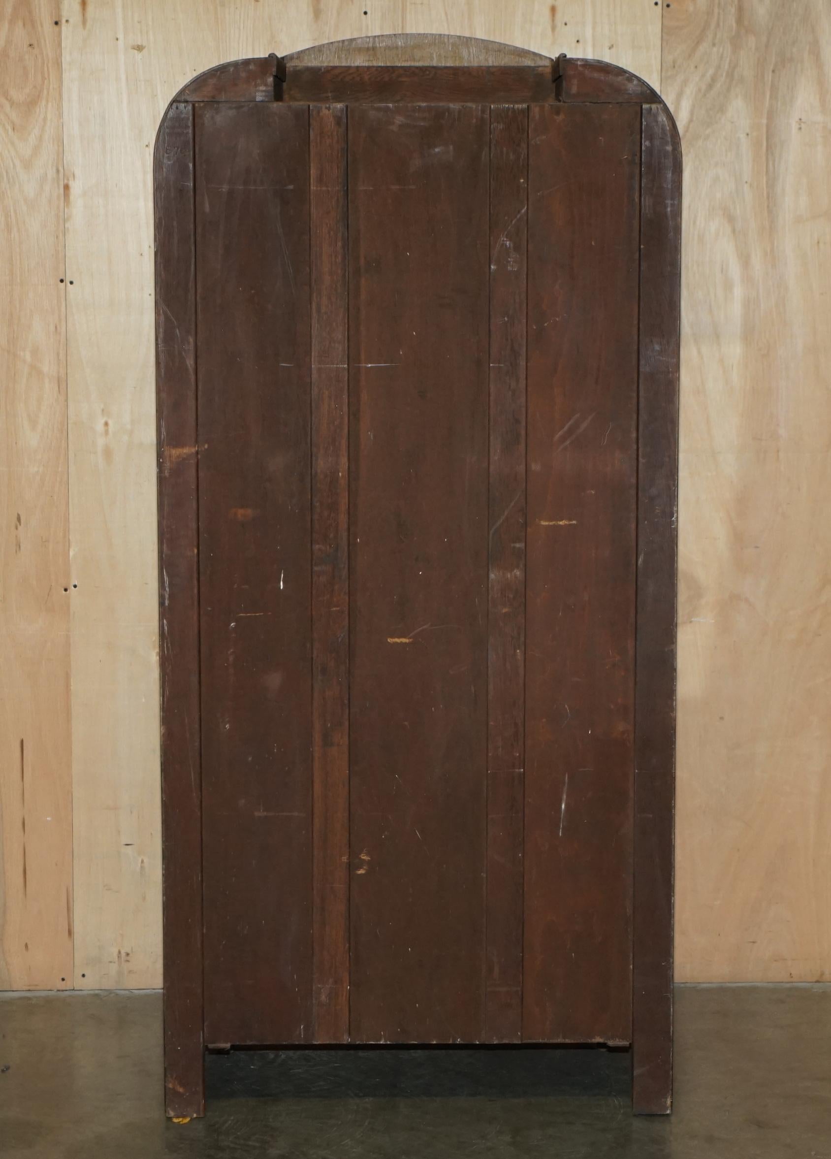 STUNNiNG ART DECO HEALS LONDON LIMED OAK SINGLE WARDROBE PART OF A LARGE SUITE im Angebot 4