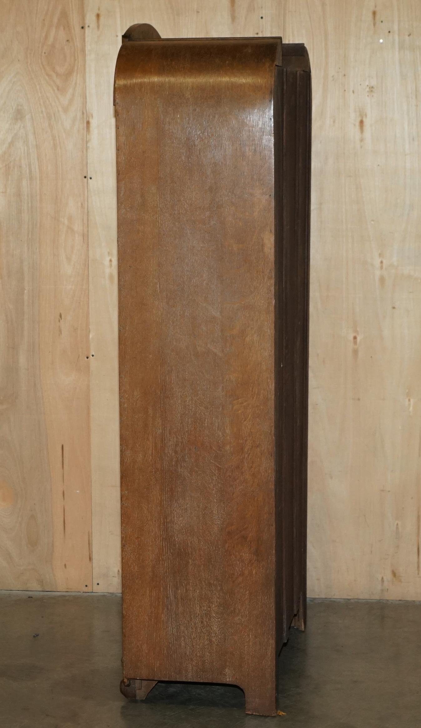 STUNNiNG ART DECO HEALS LONDON LIMED OAK SINGLE WARDROBE PART OF A LARGE SUITE im Angebot 5