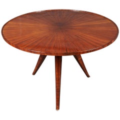 Stunning Art Deco Marquetry Side Table by Etienne Kohlmann