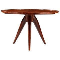 Stunning Art Deco Marquetry Side Table by Etienne Kohlmann