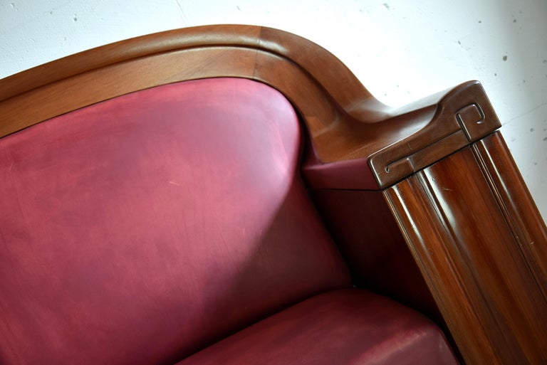 Art Deco Mahogany Sofa by the Royal Danish Furniture Maker C.B. Hansens
