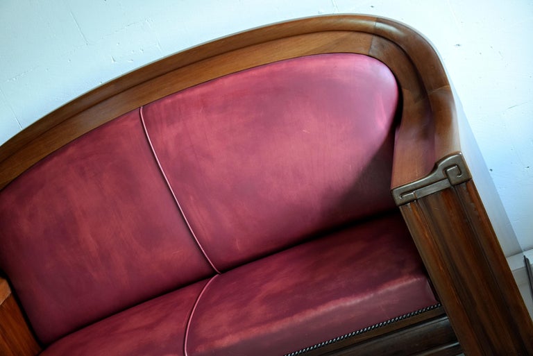 Art Deco Mahogany Sofa by the Royal Danish Furniture Maker C.B. Hansens