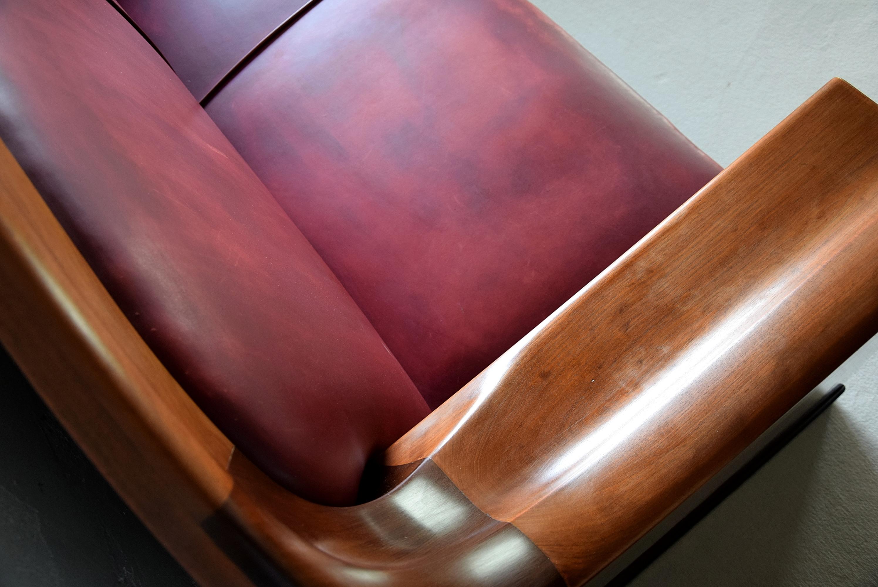 Art Deco Mahogany Sofa by the Royal Danish Furniture Maker C.B. Hansens 7
