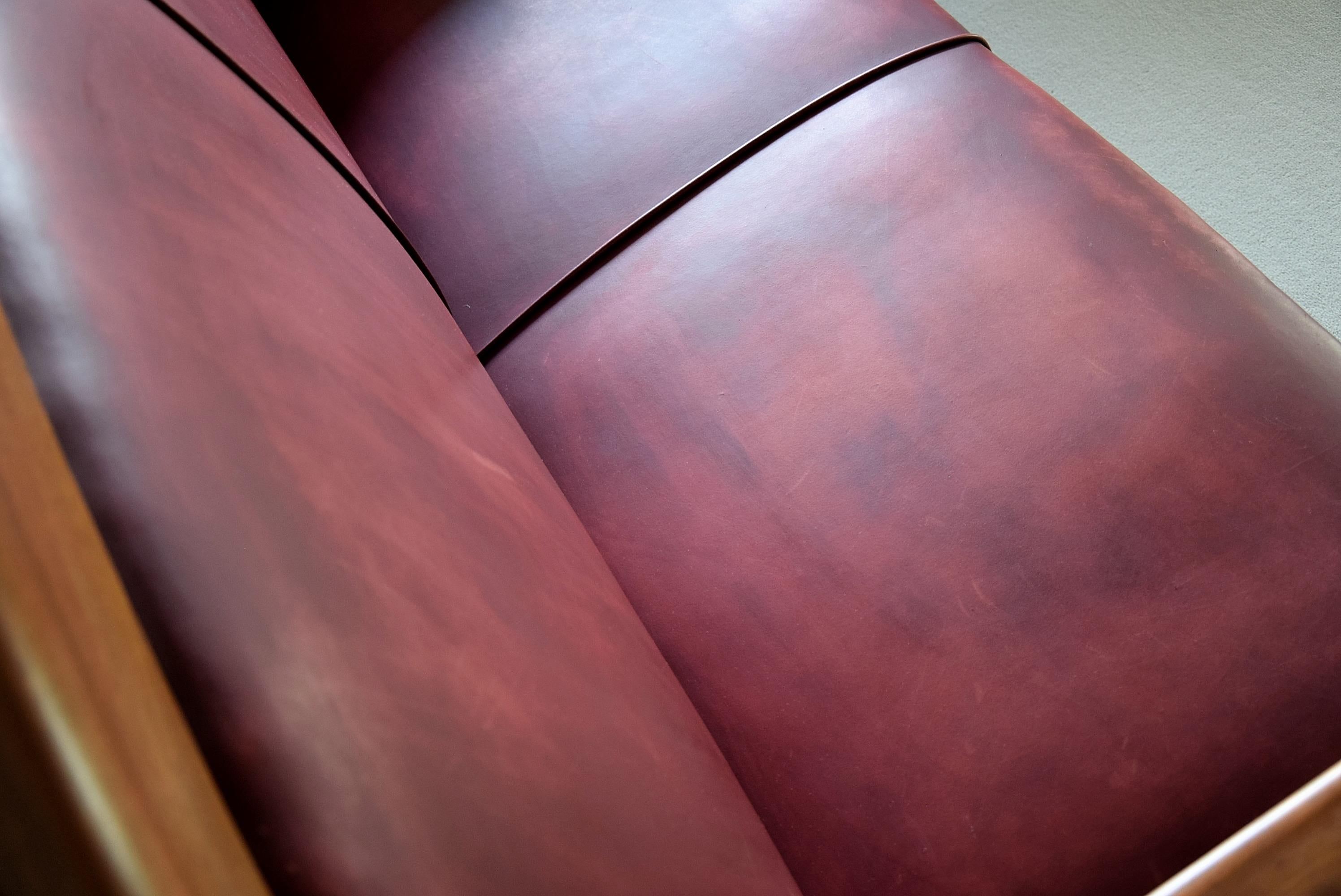 Art Deco Mahogany Sofa by the Royal Danish Furniture Maker C.B. Hansens 9