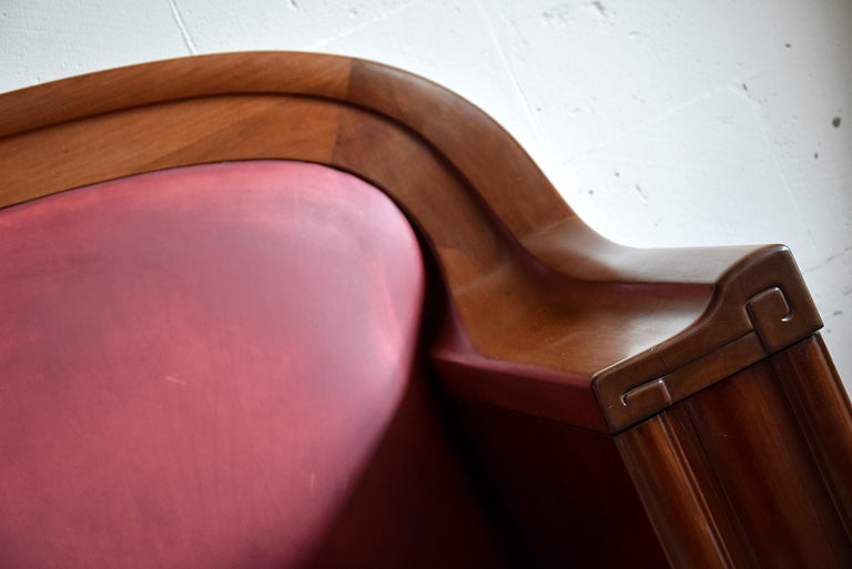 Art Deco Mahogany Sofa by the Royal Danish Furniture Maker C.B. Hansens