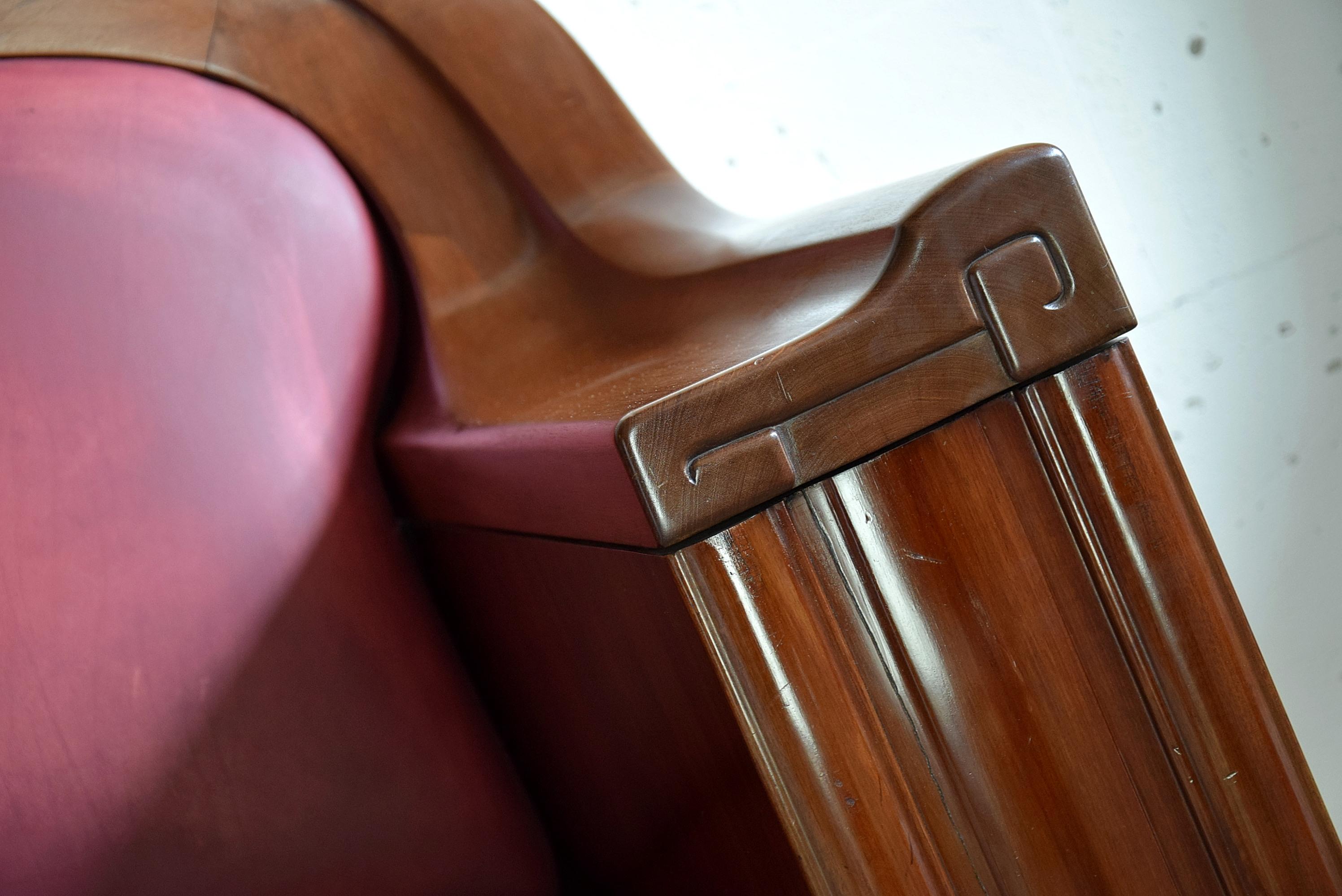 Art Deco Mahogany Sofa by the Royal Danish Furniture Maker C.B. Hansens 2
