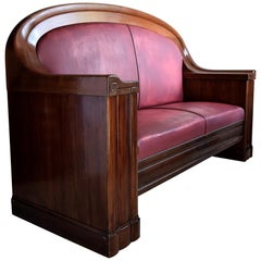 Art Deco Mahogany Sofa by the Royal Danish Furniture Maker C.B. Hansens
