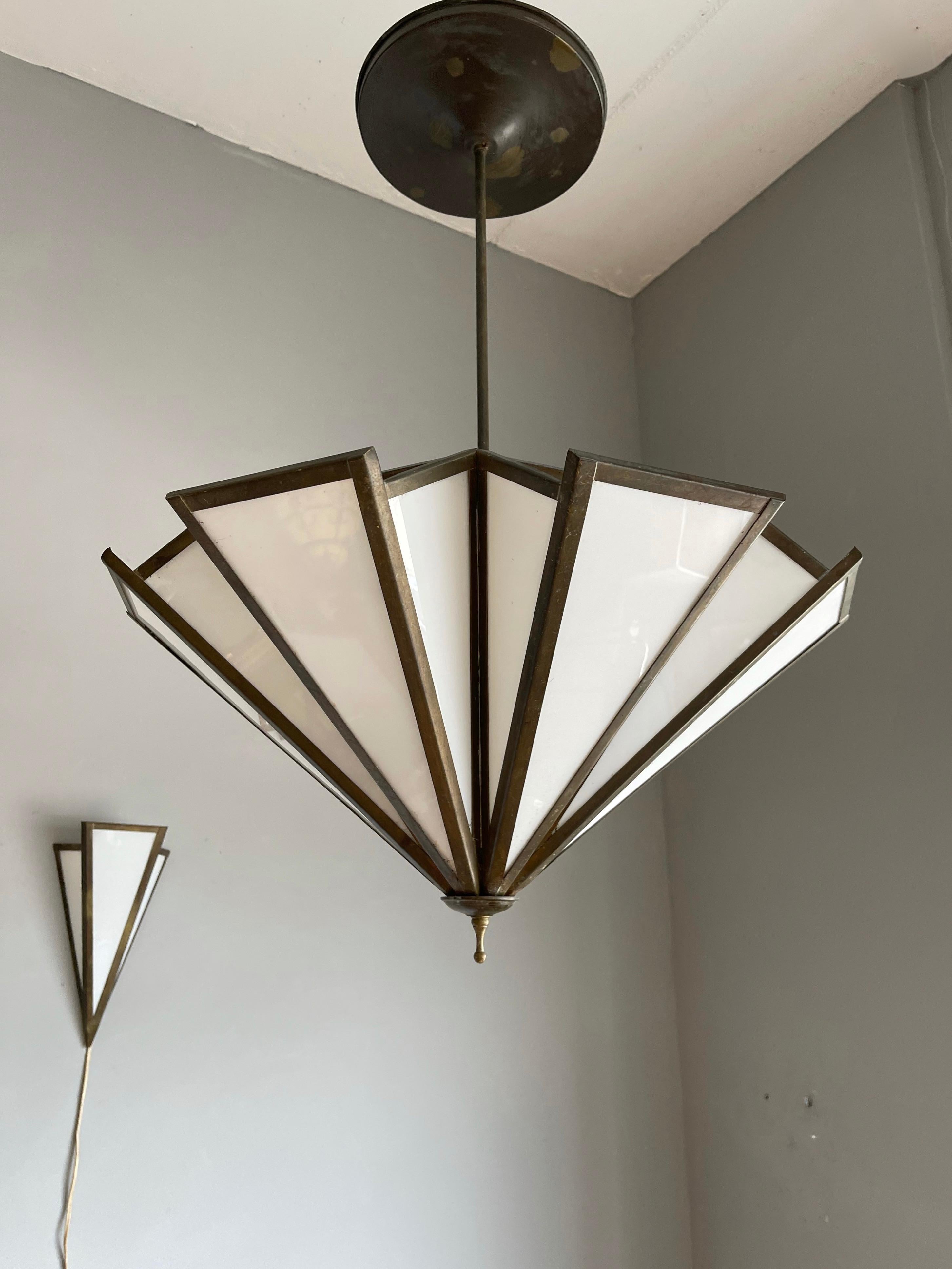 colombe burnished brass and glass chandelier light
