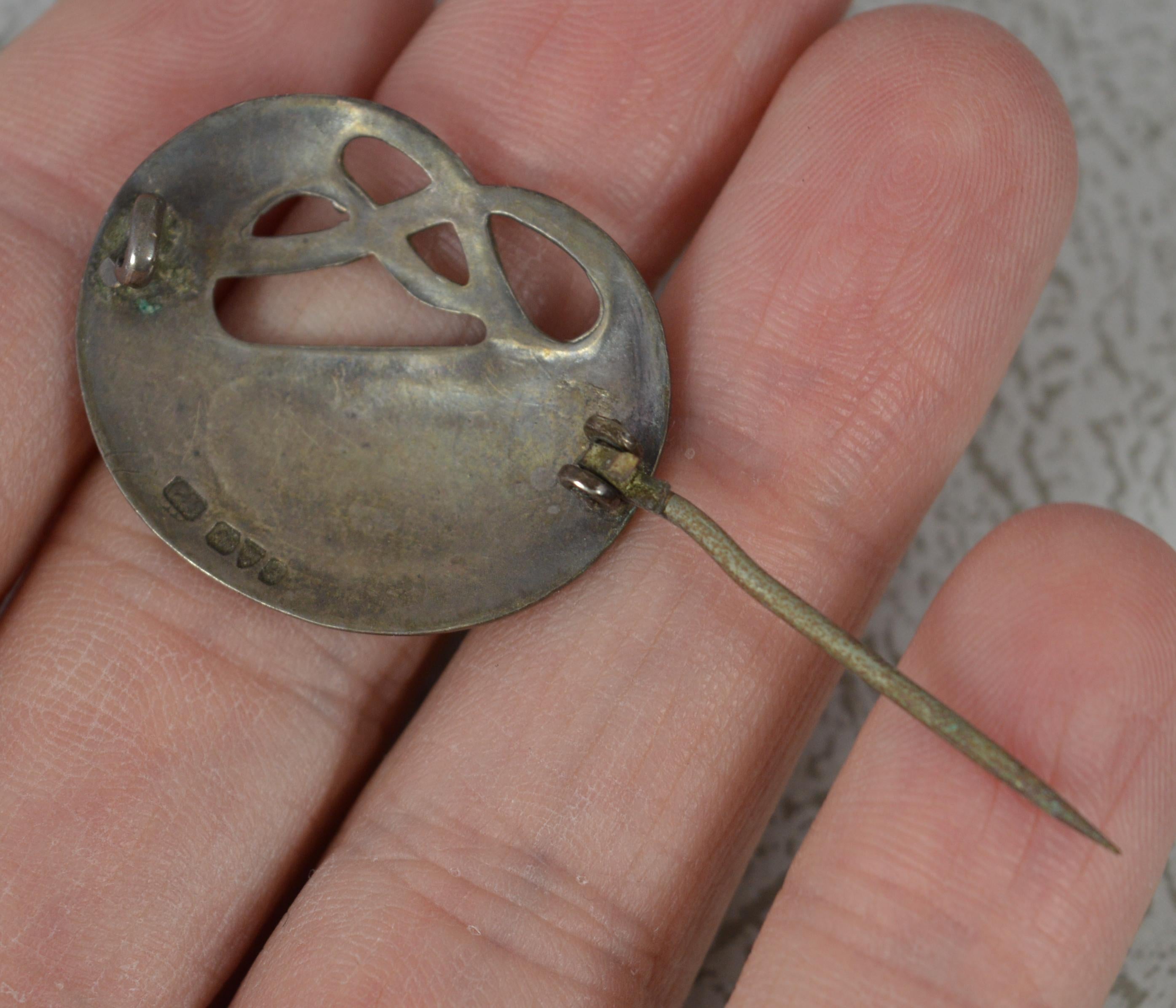 charles horner silver brooch