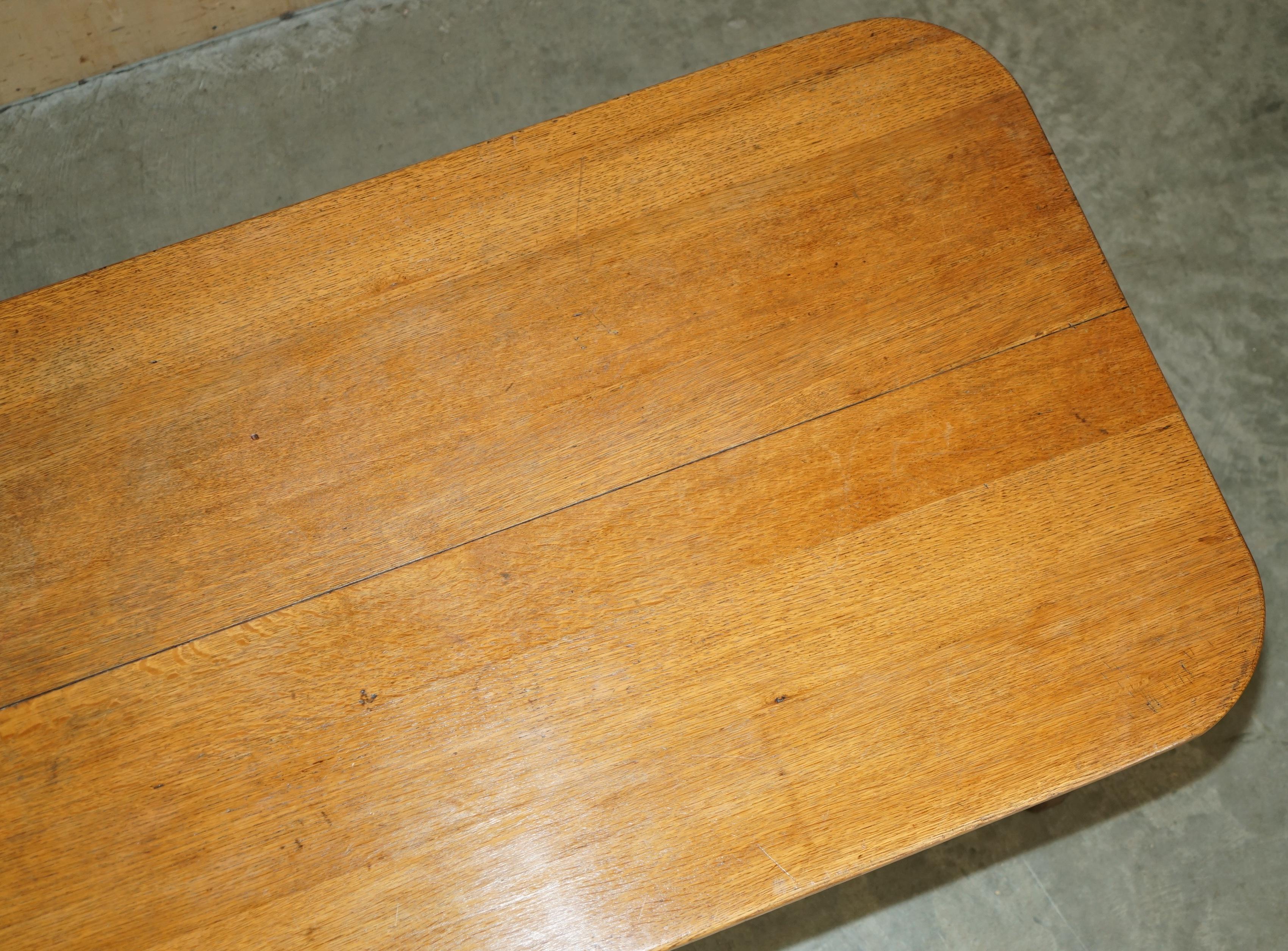 Table à manger STUNNiNG ARTS & CRAFTS VICTORIAN ENGLISH OAK HAYRAKE de 6-8 personnes en vente 4