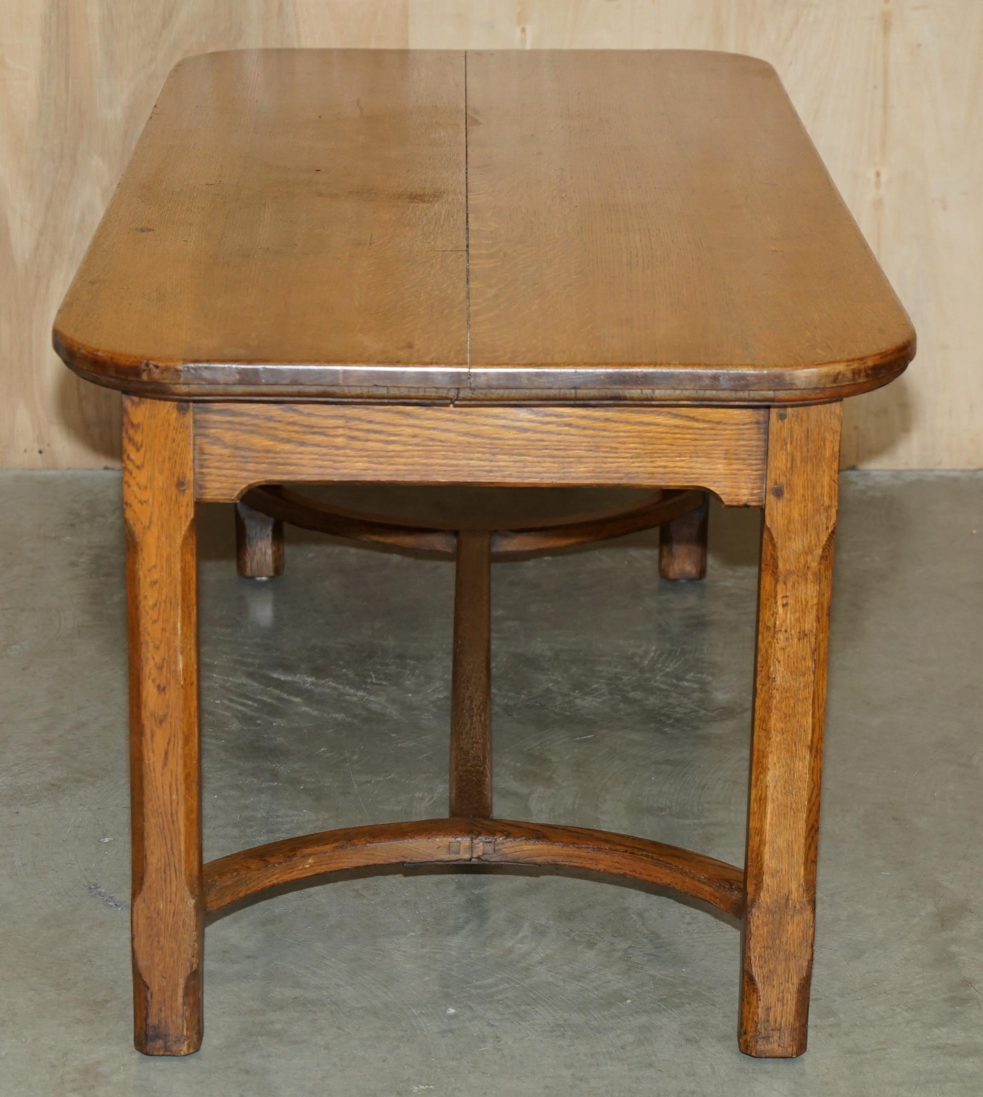 Table à manger STUNNiNG ARTS & CRAFTS VICTORIAN ENGLISH OAK HAYRAKE de 6-8 personnes en vente 5