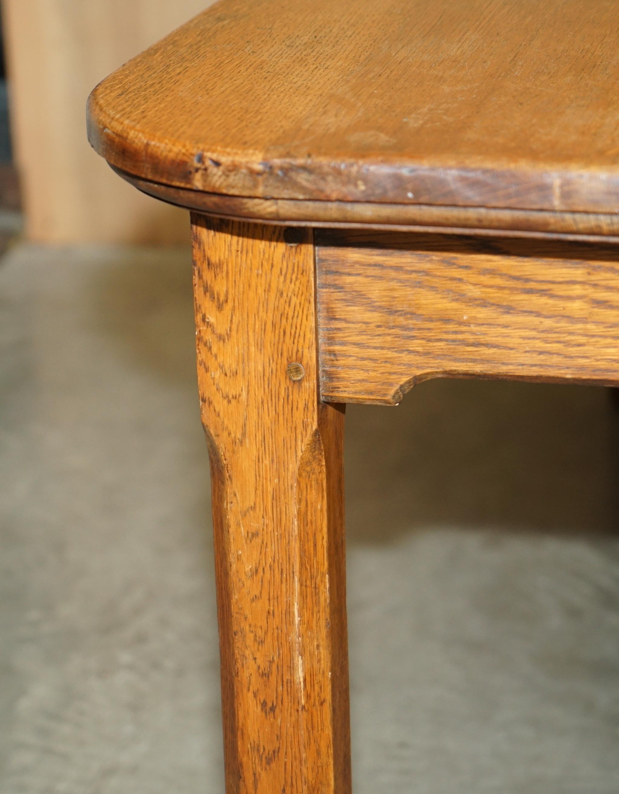 Table à manger STUNNiNG ARTS & CRAFTS VICTORIAN ENGLISH OAK HAYRAKE de 6-8 personnes en vente 7