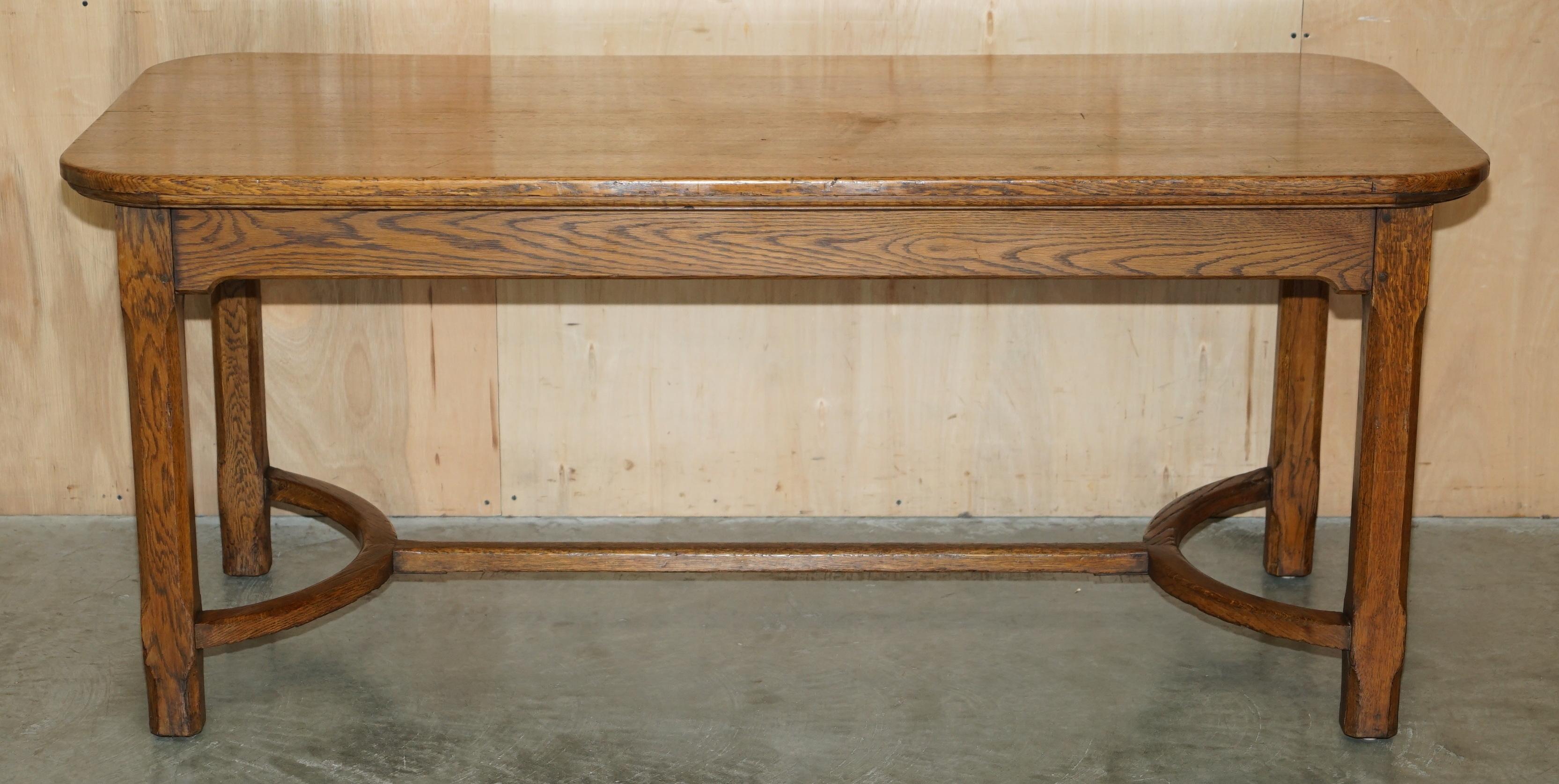 Table à manger STUNNiNG ARTS & CRAFTS VICTORIAN ENGLISH OAK HAYRAKE de 6-8 personnes en vente 9
