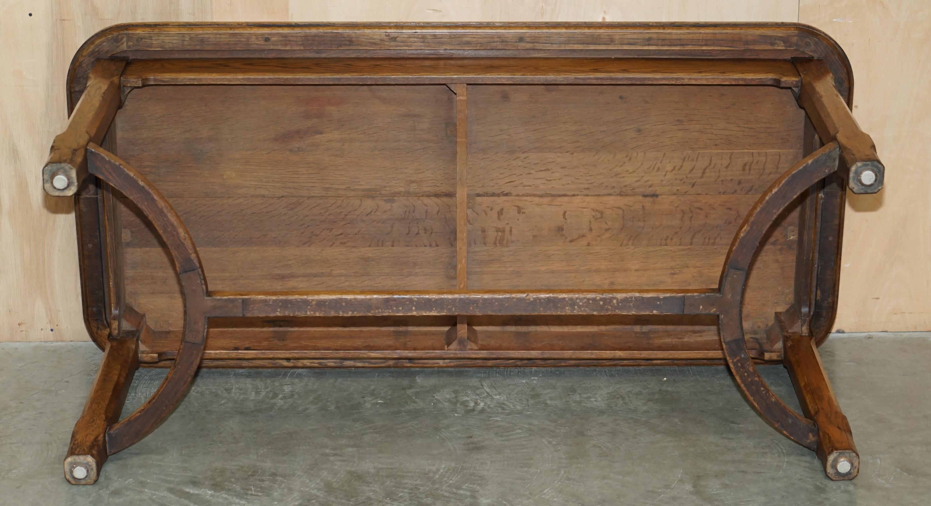 Table à manger STUNNiNG ARTS & CRAFTS VICTORIAN ENGLISH OAK HAYRAKE de 6-8 personnes en vente 10