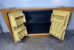 Stunning Asian Modernist / Deco Cabinet . credenza , bar. attr. James Mont