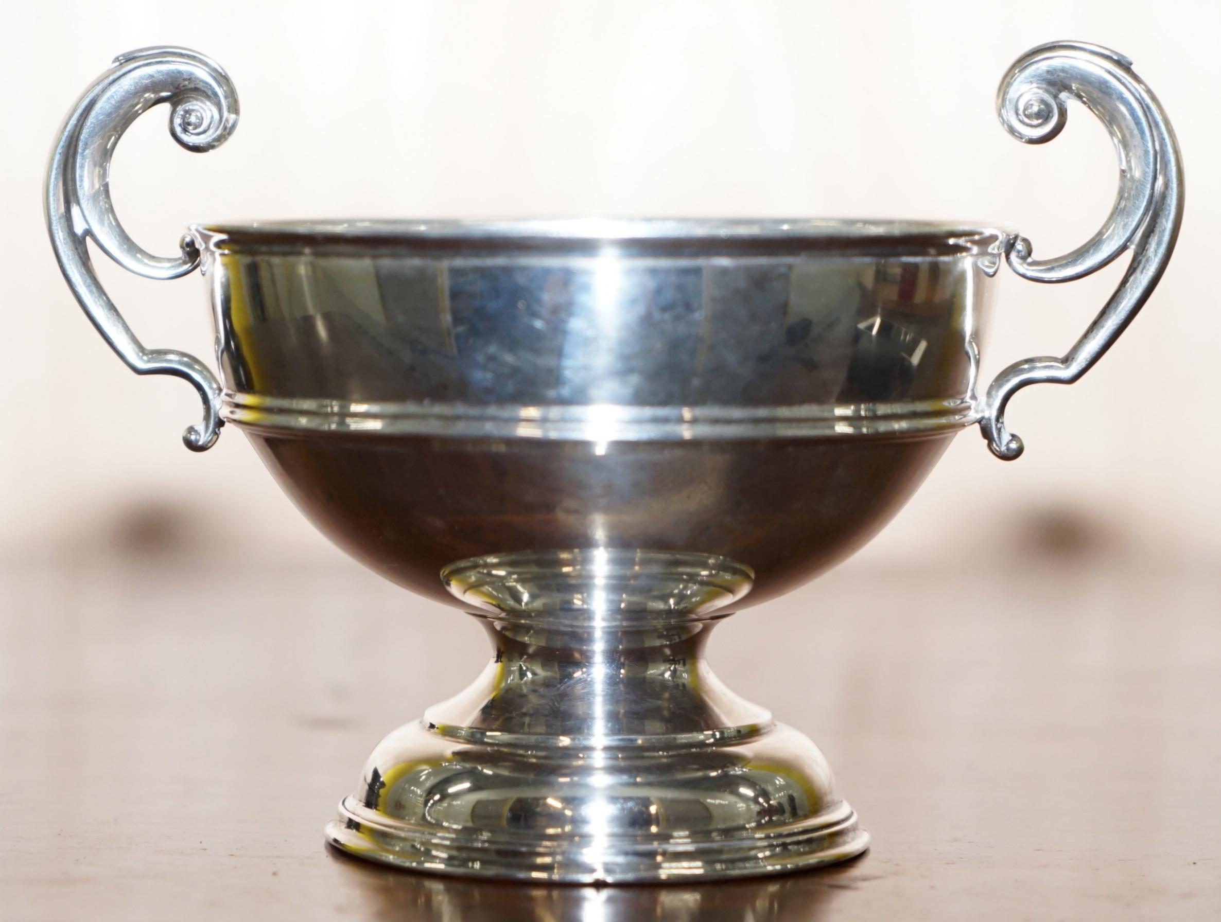 Stunning Asprey & Co Ltd Trophy Cup & Base Sterling Silver Fully Hallmarked 1907 2