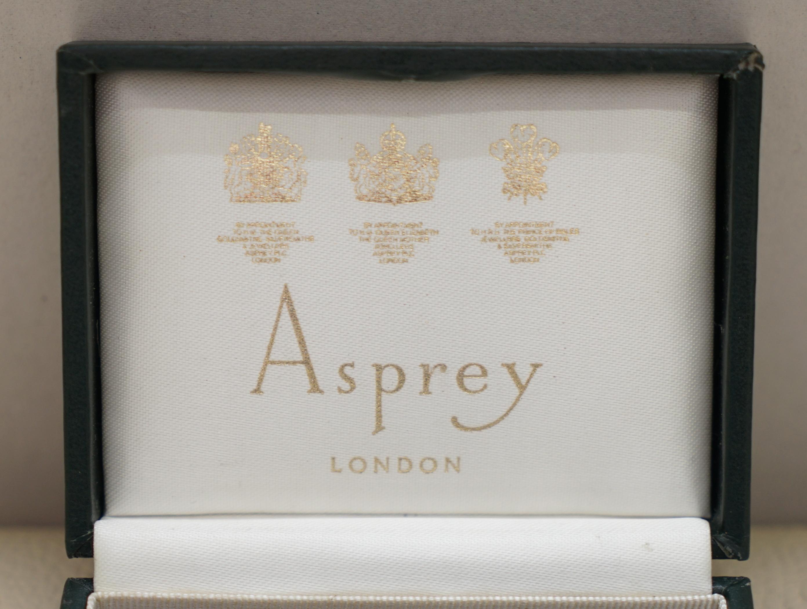 Women's or Men's Stunning Asprey London Sterling Silver 1990 Vesta Trinket Box or Case Engaved
