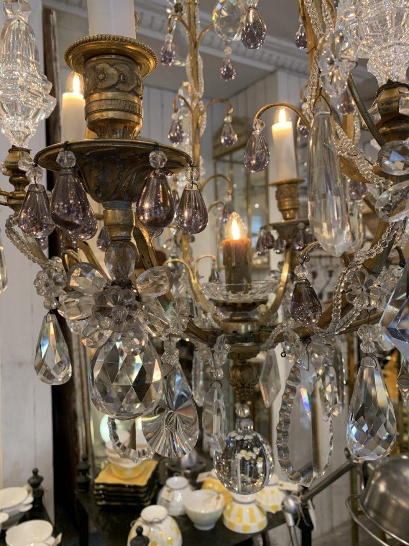 20th Century Stunning Baccarat Chandelier, France, 1920s For Sale