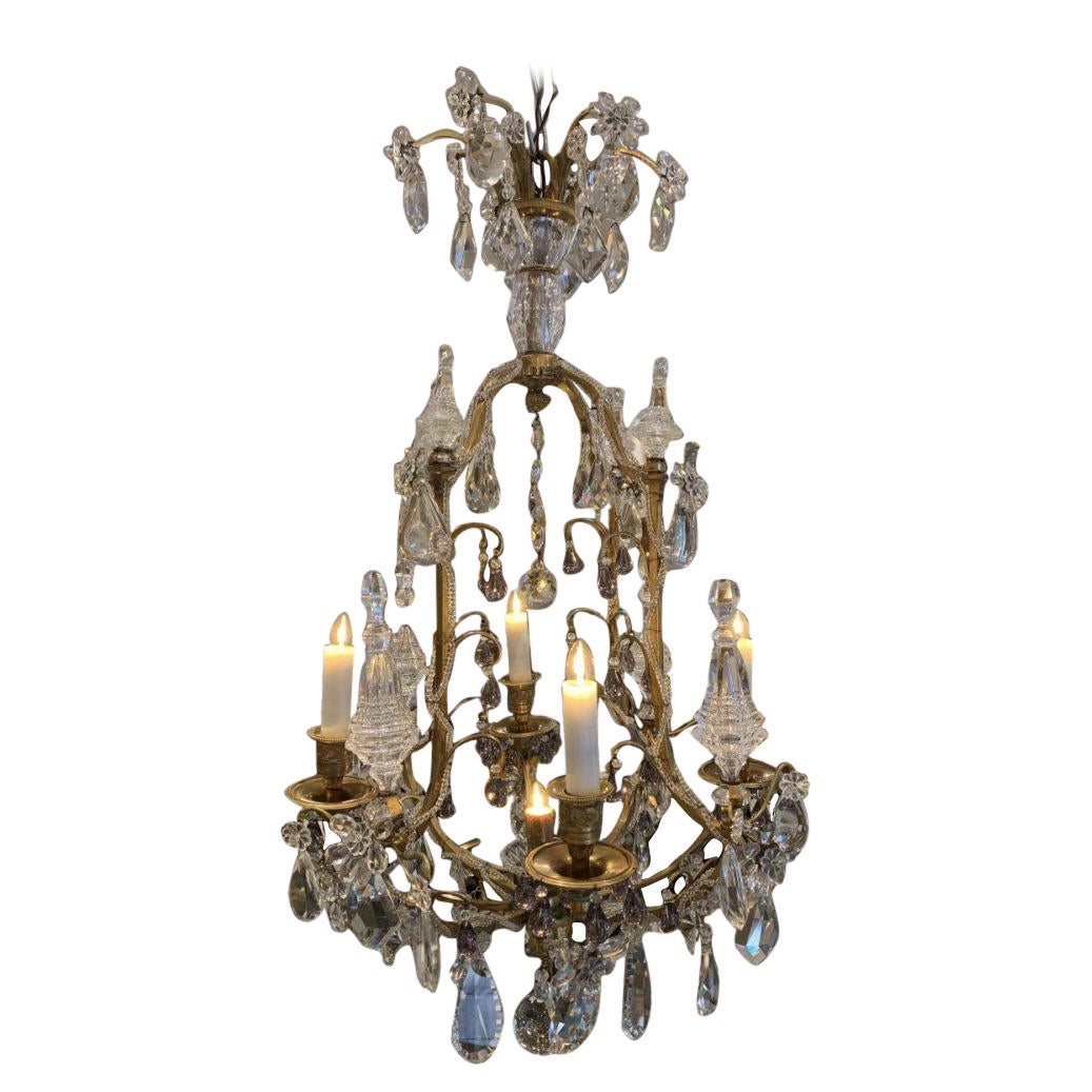 Stunning Baccarat Chandelier, France, 1920s