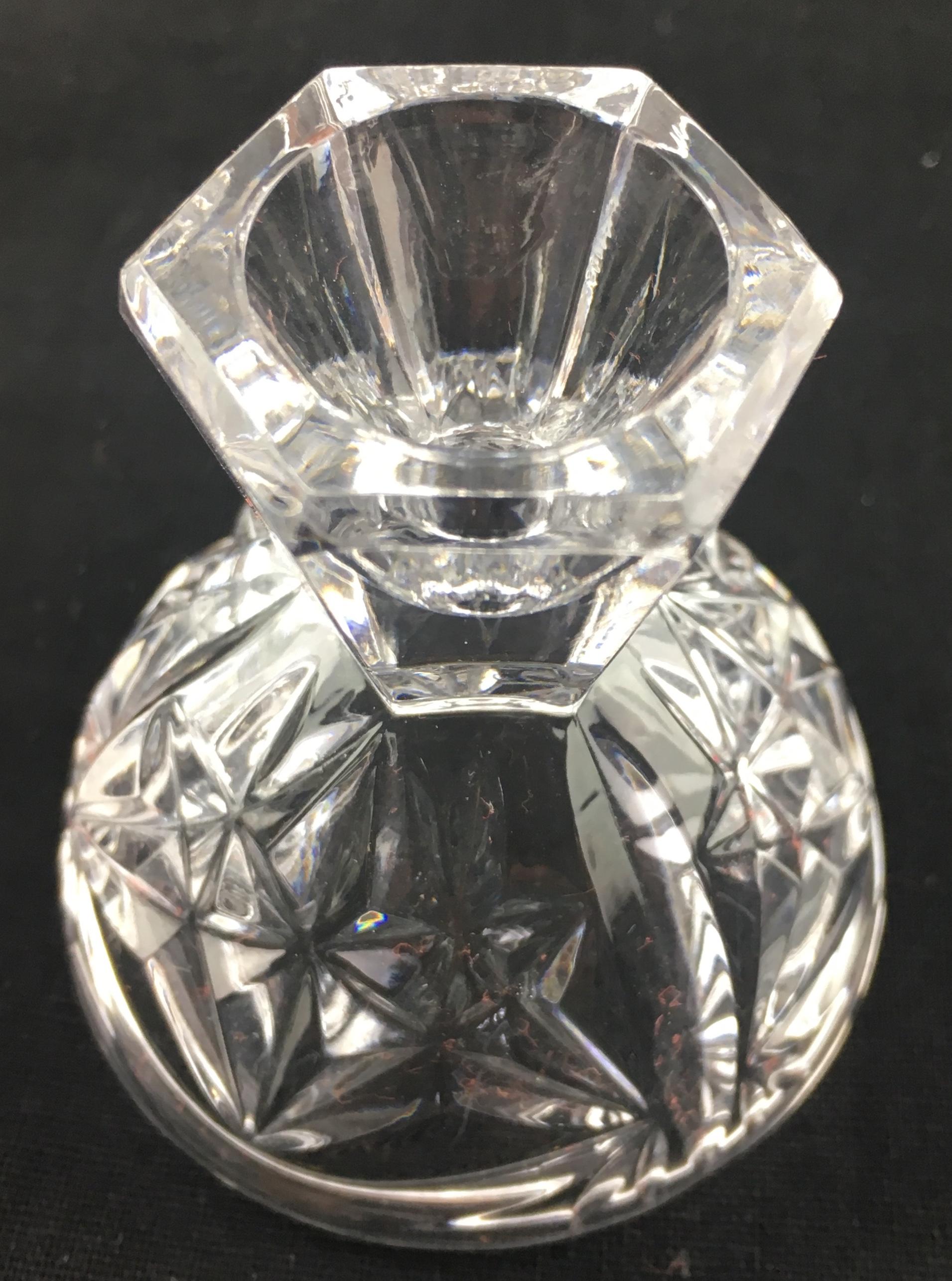 Superbe carafe en cristal de Baccarat avec 6 verres à shooter:: ensemble:: circa 1920 3